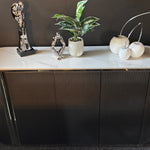 Hanso Lux Marble Sideboard (150 cm) Available in Off White/Gold or Dark Grey/Silver