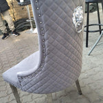 Sapphire Velvet Dining Chair (Available in Dark Grey)