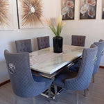 Sapphire Velvet Dining Chair (Available in Dark Grey)