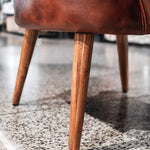 Halvard Full Leather Occasional Chair (84 H cm)