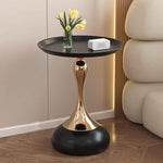 Spiro Side Table (Black/Gold)