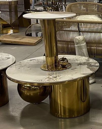Kate Coffee Table and Side table set (Available in Black,Gold, Rose Gold)