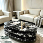 Marcelli Cascade Coffee table (Black/White) 130/75 cm