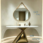 Vortex Marble Console Table (140 cm) Gold