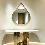 Aurarch Marble Console table (Gold) 140 cm