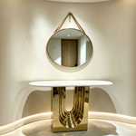 Aurarch Marble Console table (Gold) 140 cm