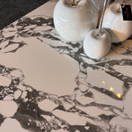 Monolith Cube Coffee table Set (3 x tables) White/Dark Grey 100/40/30 cm