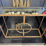 Satine Gold/Mirror Console Table (102 cm)