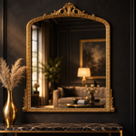 Evangeline Gold Mirror (104 cm) MRR310G