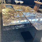 Verano Coffee Table and Side Table Set (100/45 cm) Black/White