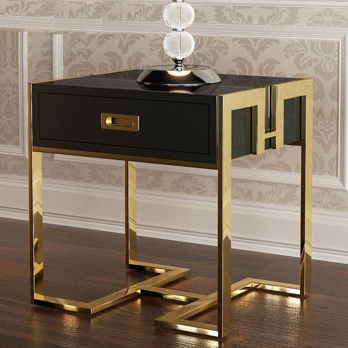 Kelso Side Pedestal (Available in white or black)