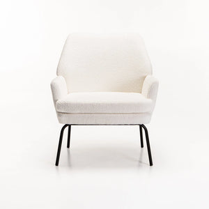 Caldor Bouclé Occasional Chair (Cream)