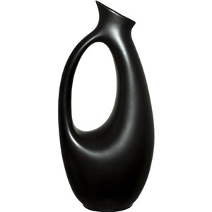 Noah handled Black Vase (26 cm)