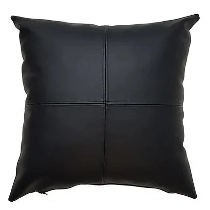 Leather Black Cushion