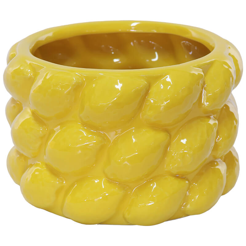 Yellow Lemon Vase (11 cm)
