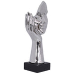Listening Statue (Silver) 36 cm