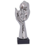Listening Statue (Silver) 36 cm