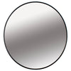 Simone Black Round Mirror (80cm) - MHF Decor-Delights