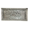 Moroc Rect Plate Silver (40 x 20 cm)