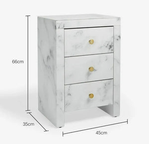 Dexter marble look Pedestals (66 cm)