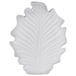 Matt White Leaf Vase (38 cm)