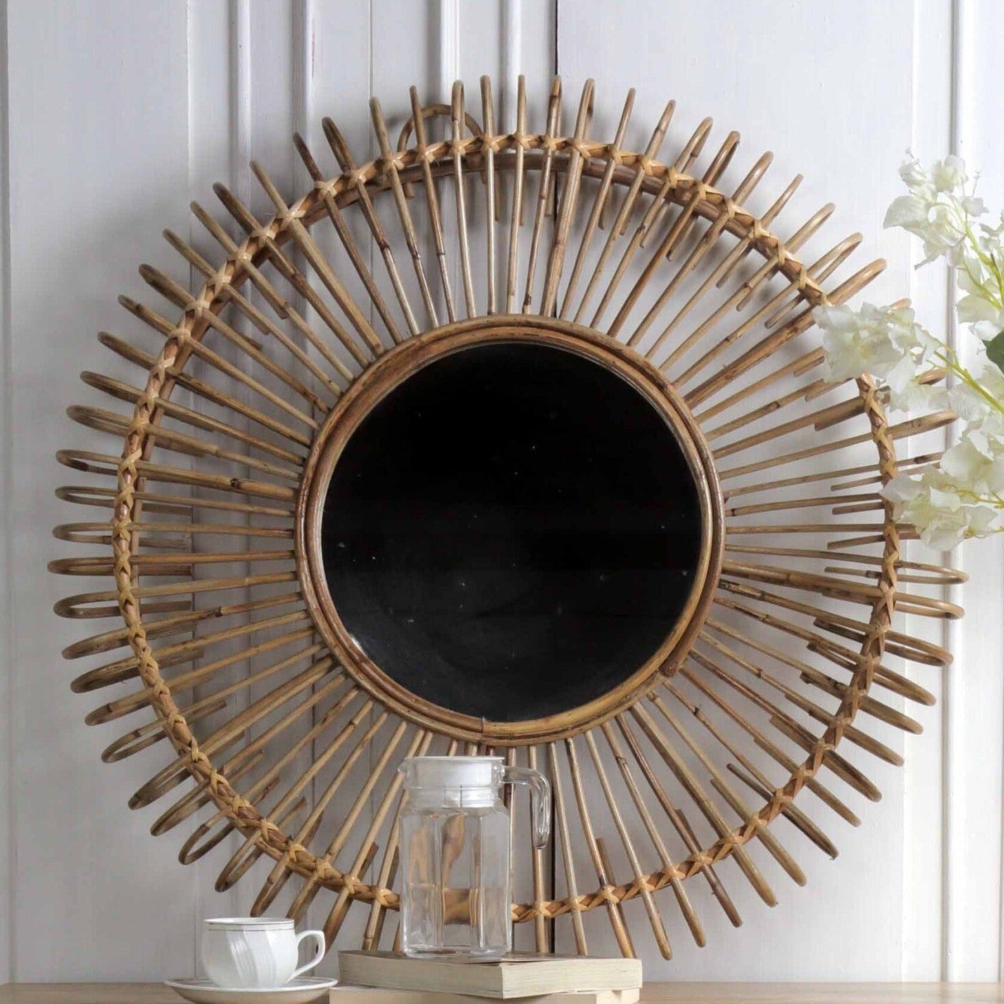 Zanzi Bamboo Mirror (77 cm)