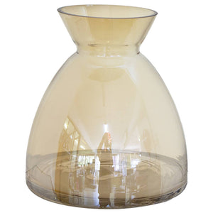 Amber Lustre Vase (20 cm)
