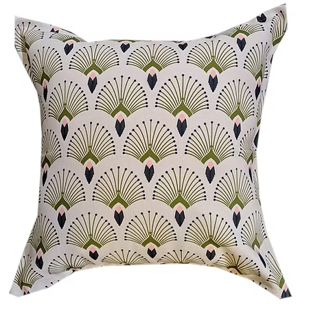 Olive Fan Cushion