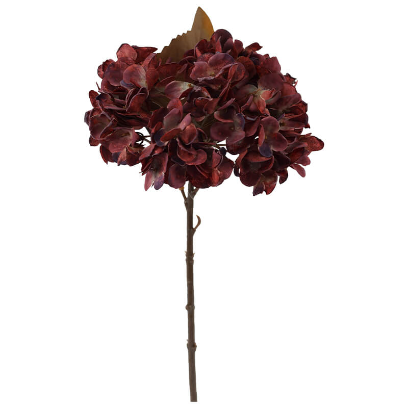 Plum Vintage Hydrangea (35 cm)