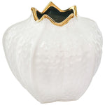 Pomegranate Vase White/Gold (18 cm)