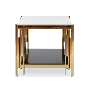 Carstens Side Table (Available in Gold or Silver)