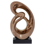Swirl Sculpture (38 cm) Rose Gold