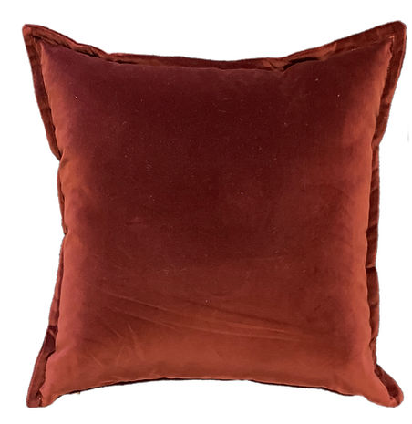 Rust Velvet Cushion