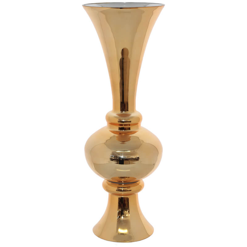 Trumpet Vase Gold (51 cm) - MHF Decor-Delights
