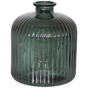 Bottle Storm Grey Vase (18 cm) - MHF Decor-Delights