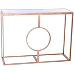 Satine Gold/Mirror Console Table (107 cm)