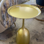 Denali Side Table (Gold) 60 H cm