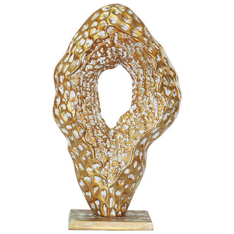 Gold/White Sculpture (61 cm)