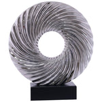 Sculpture Silver/Black base (37 cm)
