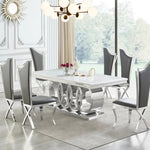 Emirates Dining Table (200 cm) Available in Gold or Silver