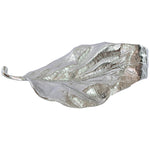 Silver Rough Nickel curved leaf (50 cm)