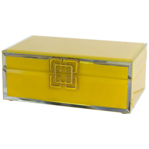 Decorative Yellow Box (20 cm) - MHF Decor-Delights