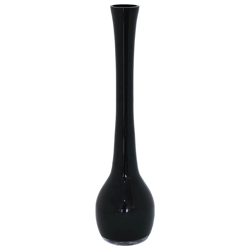 Tall Black Vase (40 cm)