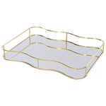Carla Rect. Gold Tray (39 cm)