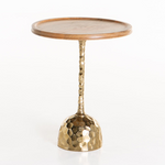 Holly Antique Brass Side table (48 cm)