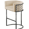 Catherine Velvet Bar Stool (Available in Taupe and Beige)