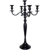 Bailey 5 Arm Black Candle Holder (70 cm)