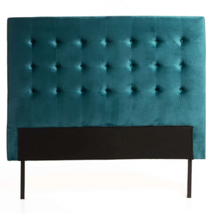 Caribbean Velvet Headboard (Teal)