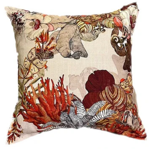 Fire Reef Cushion