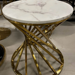 Dominick Lux Side Table (50 cm) Gold